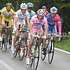 Andy Schleck im weissen Trikot des besten Jungfahrers bei der 15. Etappe desGiro d'Italia 2007